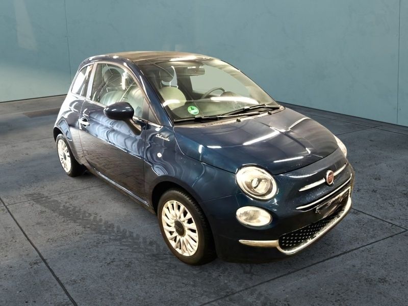 Blau Gebraucht 2021 Fiat 500C Dolcevita Cabrio | 13.180 € (Fairer Preis) - Bild 1/4