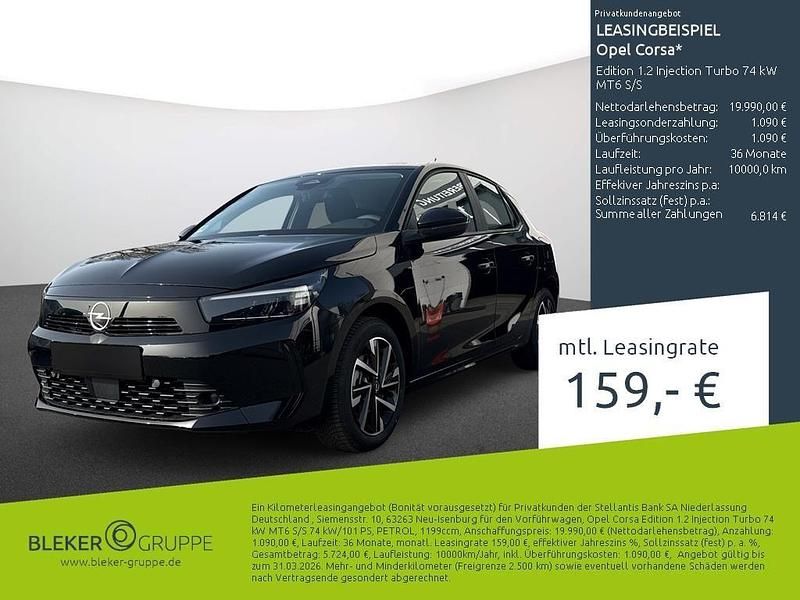 Gebraucht Opel Corsa Edition 101 PS (74 kW) 2026 Karbon schwarz (meta Kleinwagen
