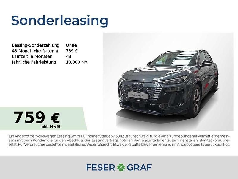 Manhattangrau metallic Neu 2025 Audi Q6 e-tron S-Line SUV | 74.850 € (Guter Preis) - Bild 1/4