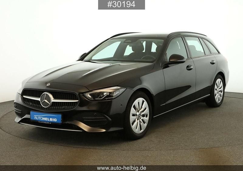Obsidianschwarz metallic Gebraucht 2022 Mercedes C200 Kombi | 24.990 € (Superpreis) - Bild 1/4