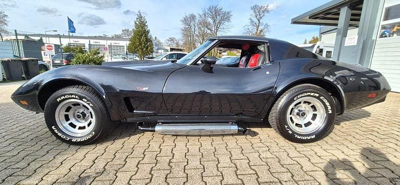 Gebraucht Corvette C3 209 PS (153 kW) 1977 Schwarz Cabrio