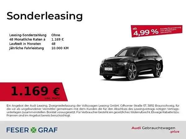 Mythosschwarz metallic Gebraucht 2025 Audi A6 S-Line Kombi | 88.480 € - Bild 1/2