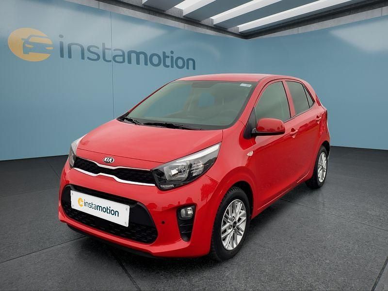Rot Gebraucht 2020 Kia Picanto Kleinwagen | 12.399 € (Teuer) - Bild 1/4