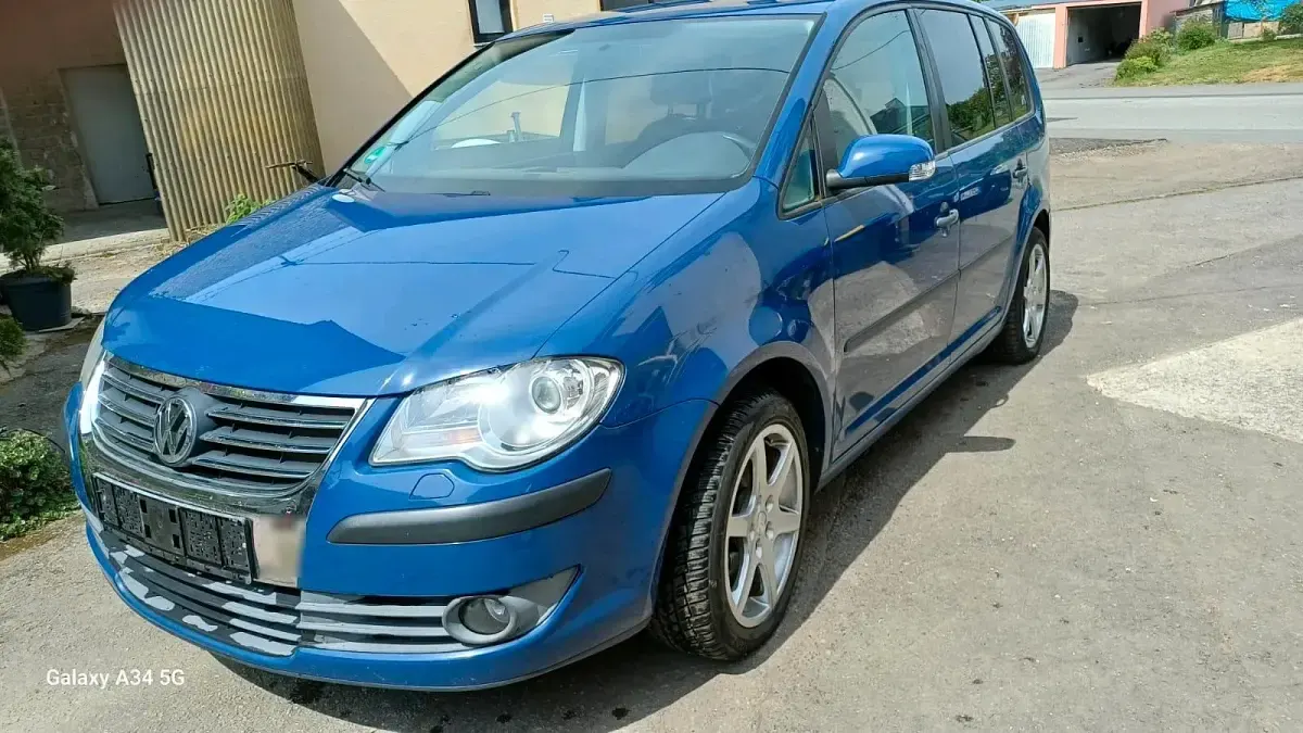 Usata VW Touran 105 CV (77 kW) 2007 Blu Monovolume