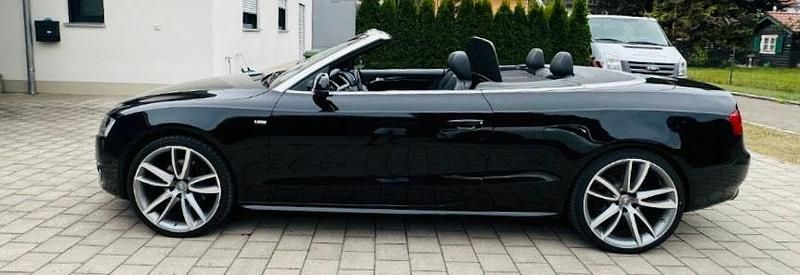 Schwarz Gebraucht 2009 Audi A5 Cabriolet S-Line Cabrio | 14.500 € - Bild 1/4