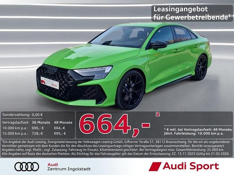 Grün Gebraucht 2025 Audi RS3 Ambiente Limousine | 68.950 € (Fairer Preis) - Bild 1/3