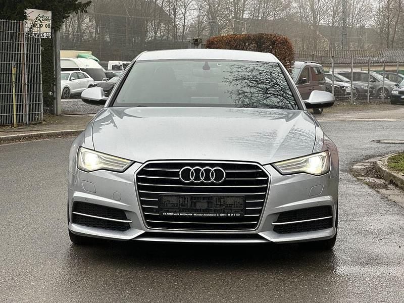 Silber Gebraucht 2016 Audi A6 S-Line Limousine | 17.299 € - Bild 1/4
