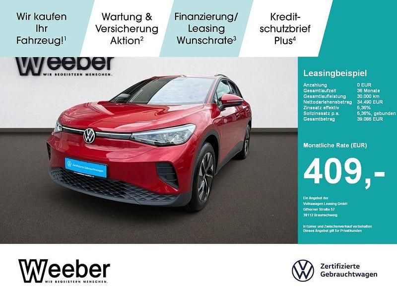 Kings red (metallic) Gebraucht 2024 VW ID.4 Move SUV | 34.490 € (Superpreis) - Bild 1/4