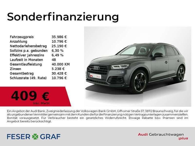 Daytonagrau perleffekt Gebraucht 2020 Audi SQ5 Design SUV | 35.986 € (Fairer Preis) - Bild 1/2