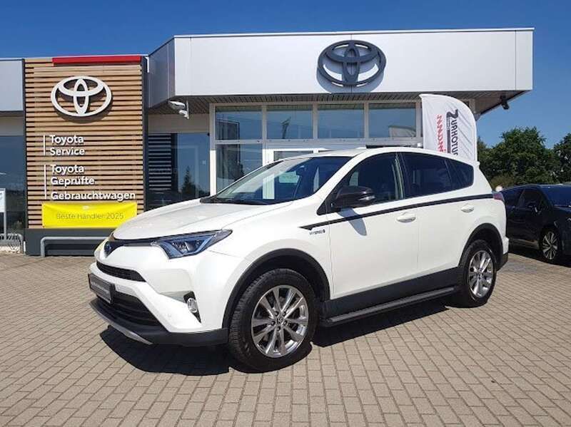 Novaweiß perleffekt Gebraucht 2016 Toyota RAV4 Hybrid Edition-S SUV | 19.990 € (Fairer Preis) - Bild 1/4
