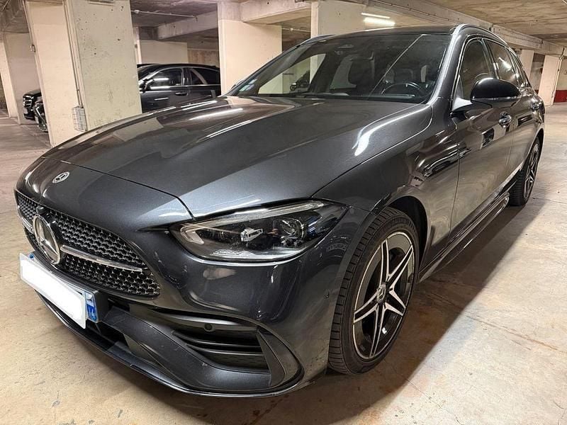 Grau Gebraucht 2023 Mercedes C300e AMG line Limousine | 29.400 € (Fairer Preis) - Bild 1/4