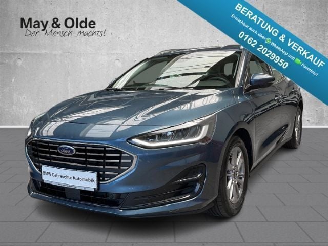Blau Gebraucht 2023 Ford Focus Titanium Kombi | 19.988 € (Superpreis) - Bild 1/4