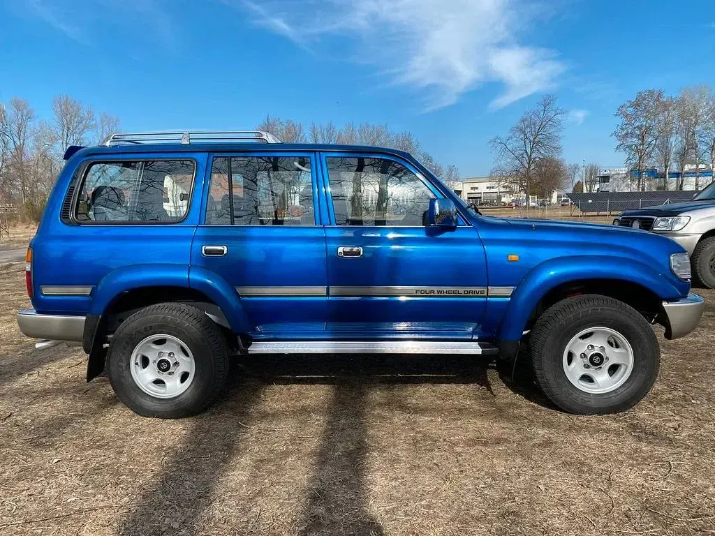 Gebraucht Toyota Land Cruiser 160 PS (117 kW) 1992 Blau SUV