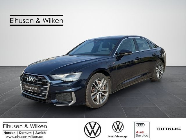 Blau Gebraucht 2021 Audi A6 Advanced Limousine | 32.895 € (Superpreis) - Bild 1/4