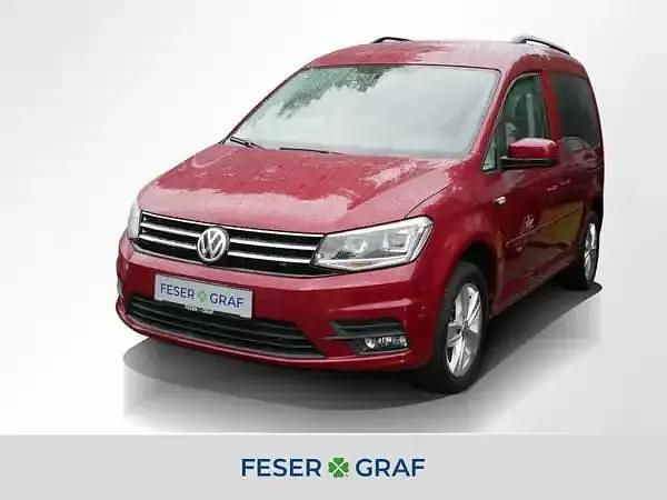 Fortanarot metallic Gebraucht 2019 VW Caddy Comfortline Van / Kleinbus | 27.911 € (Teuer) - Bild 1/3