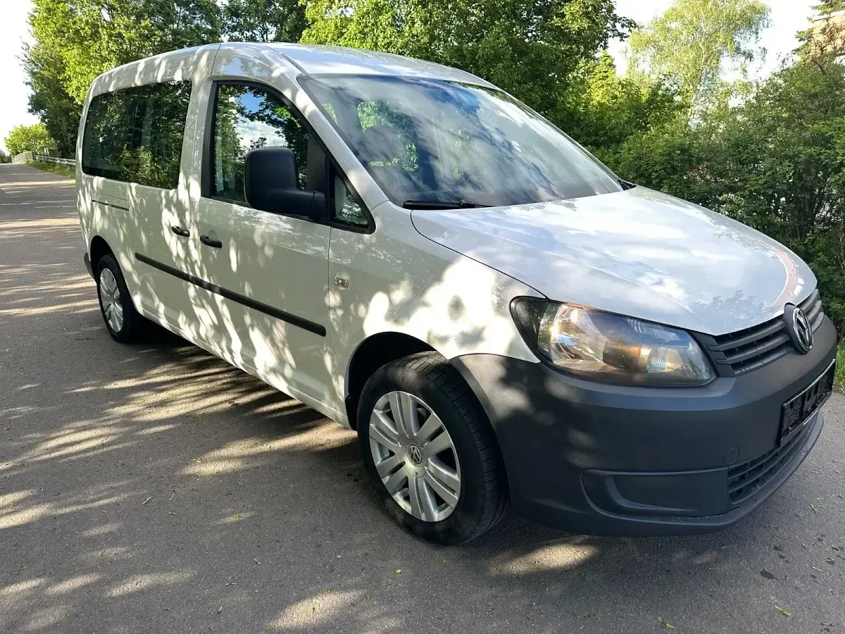 Gebraucht VW Caddy Maxi Startline 109 PS (80 kW) 2014 Weiß Van / Kleinbus