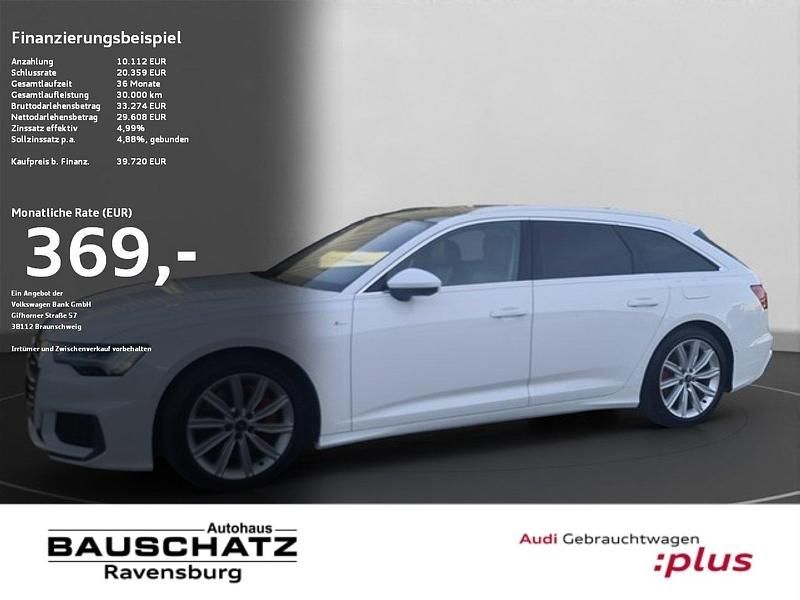 Weiß Gebraucht 2020 Audi A6 Sport Kombi | 37.410 € (Fairer Preis) - Bild 1/4