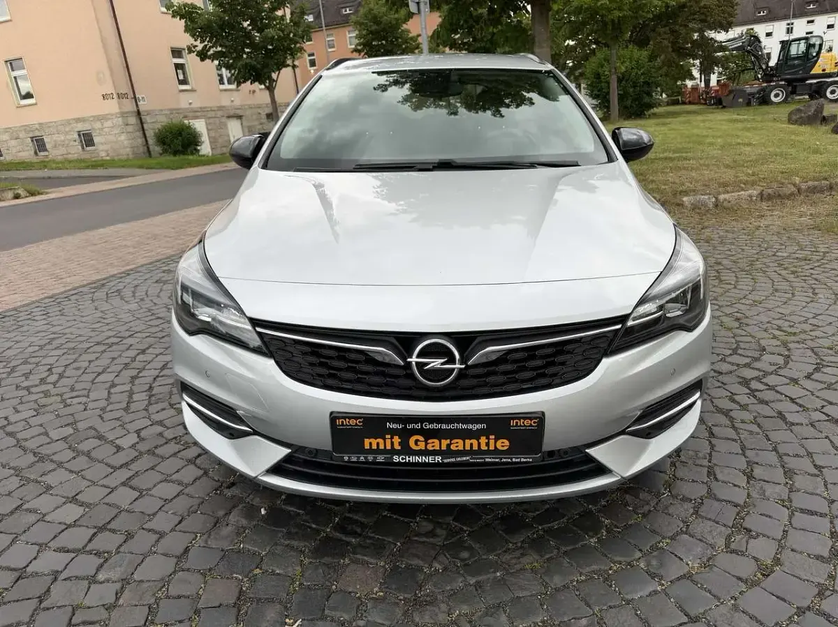 Gebraucht Opel Astra Business 122 PS (89 kW) 2021 Argon silber/ice silver (m2) Kombi
