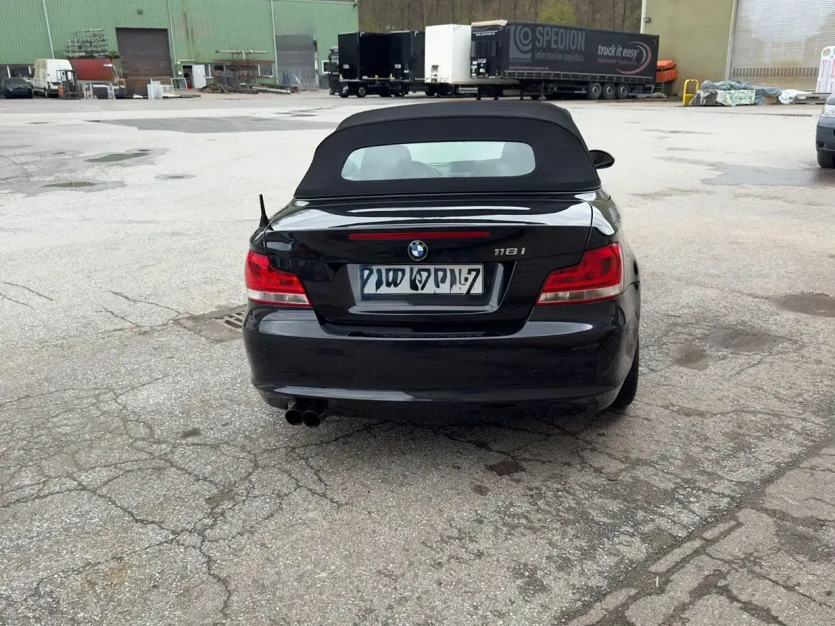 Occasion BMW 118 Cabriolet Performance 143 ch (105 kW) 2012 Noir Cabriolet