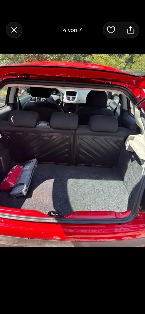 Gebraucht Peugeot 206+ 60 PS (44 kW) 2009 Rot Kleinwagen