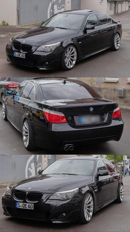 Schwarz Gebraucht 2009 BMW 520 M Sport Limousine | 7.900 € (Fairer Preis) - Bild 1/4