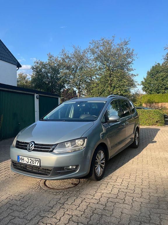 Blau Gebraucht 2010 VW Sharan Comfortline Van / Kleinbus | 7.000 € (Fairer Preis) - Bild 1/4