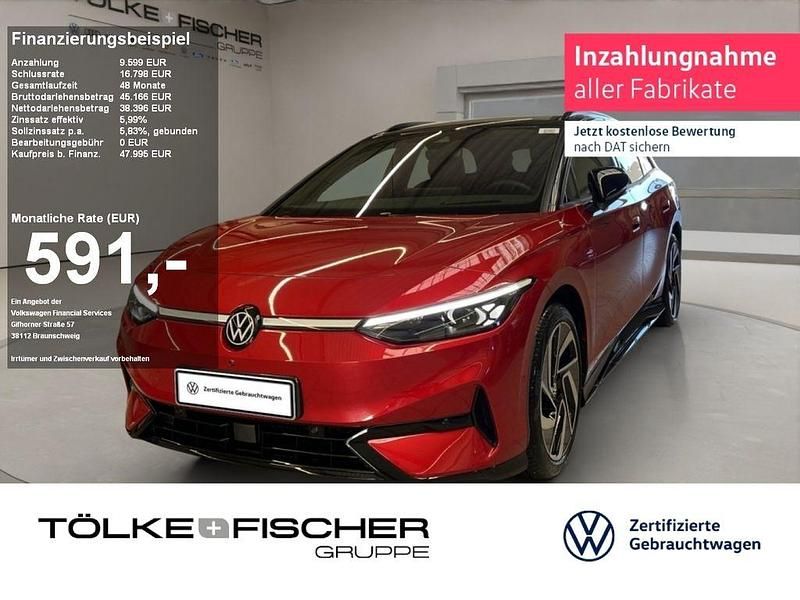 Rot Gebraucht 2025 VW ID.7 Pro Limousine | 48.830 € (Fairer Preis) - Bild 1/4