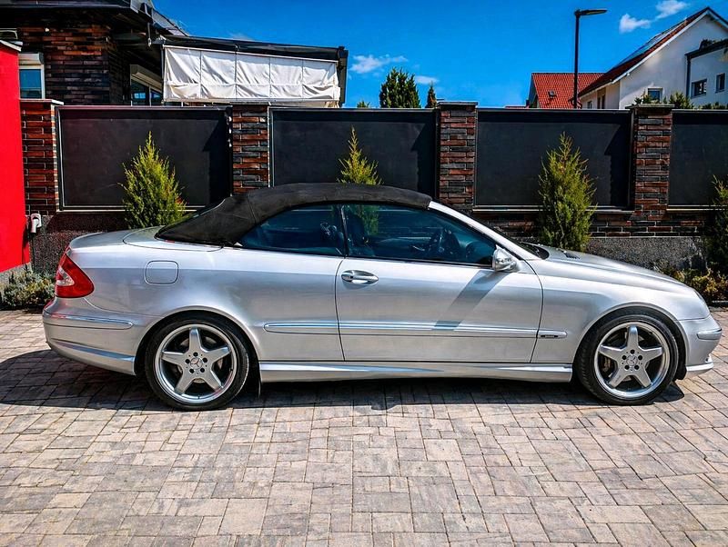 Gebraucht Mercedes CLK500 Avantgarde 306 PS (225 kW) 2003 Silber Cabrio