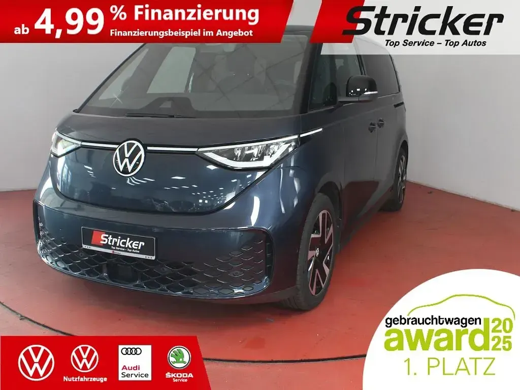 Käytetty VW ID. Buzz Pro 150 kW (204 HP) 2023 Sininen Tila-auto