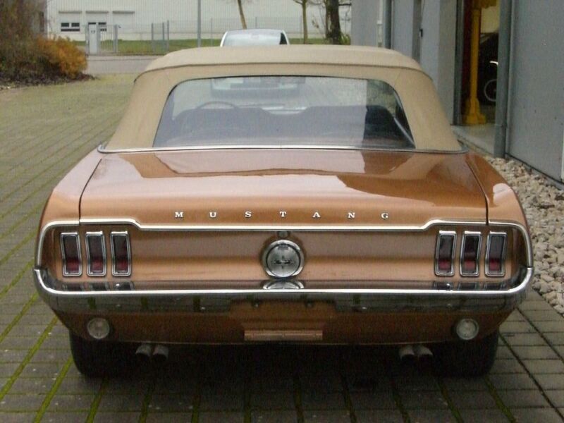Gebraucht Ford Mustang GT 200 PS (147 kW) 1968 Braun Cabrio