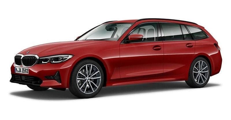 Rot Gebraucht 2022 BMW 330 Shadowline Kombi | 34.950 € (Superpreis) - Bild 1/4