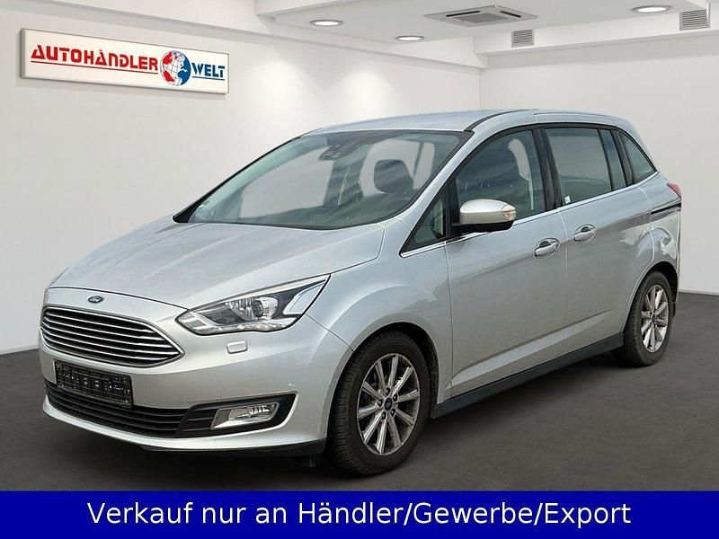 Silber Gebraucht 2018 Ford Grand C-Max Van / Kleinbus | 8.299 € - Bild 1/3