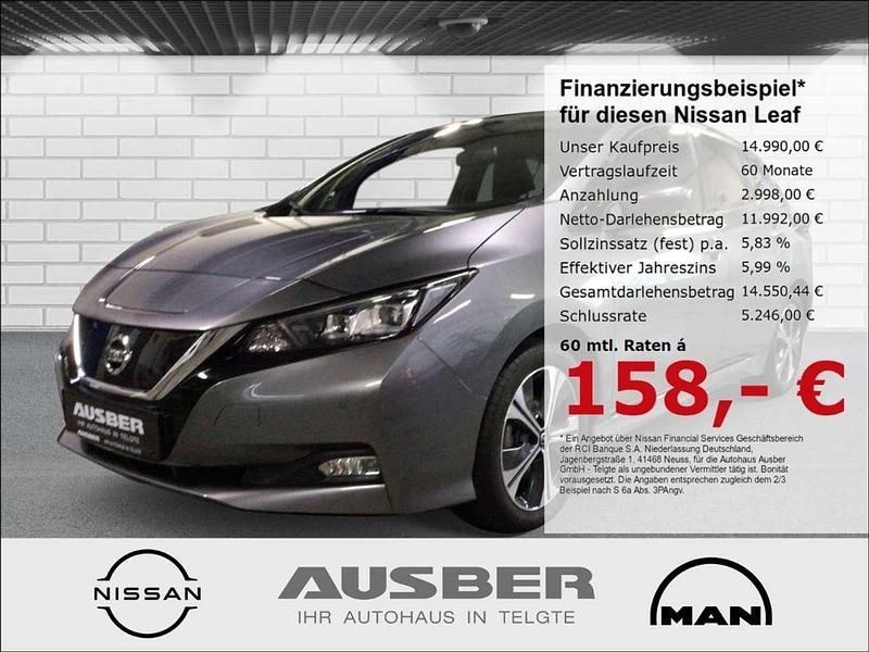 Grau Gebraucht 2022 Nissan Leaf N-Connecta Kleinwagen | 16.660 € (Fairer Preis) - Bild 1/4