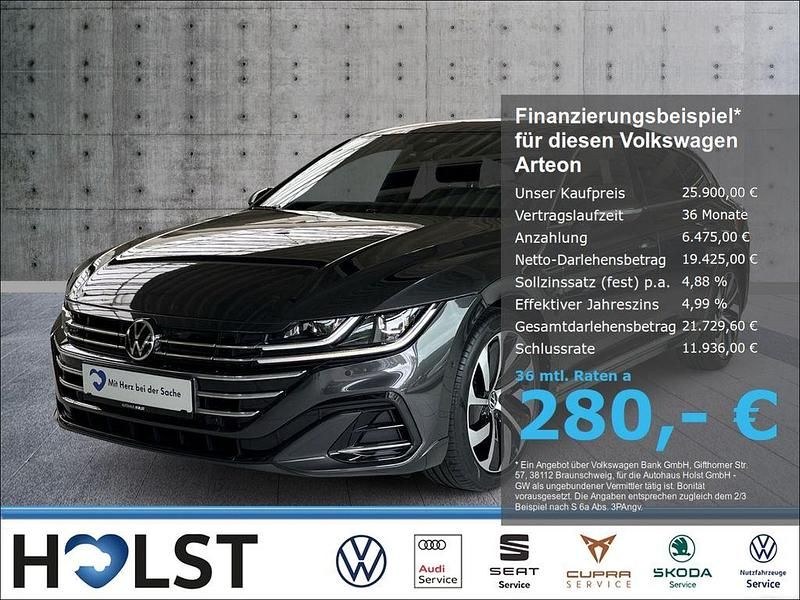 Grau Gebraucht 2022 VW Arteon R-line Limousine | 25.900 € (Fairer Preis) - Bild 1/4