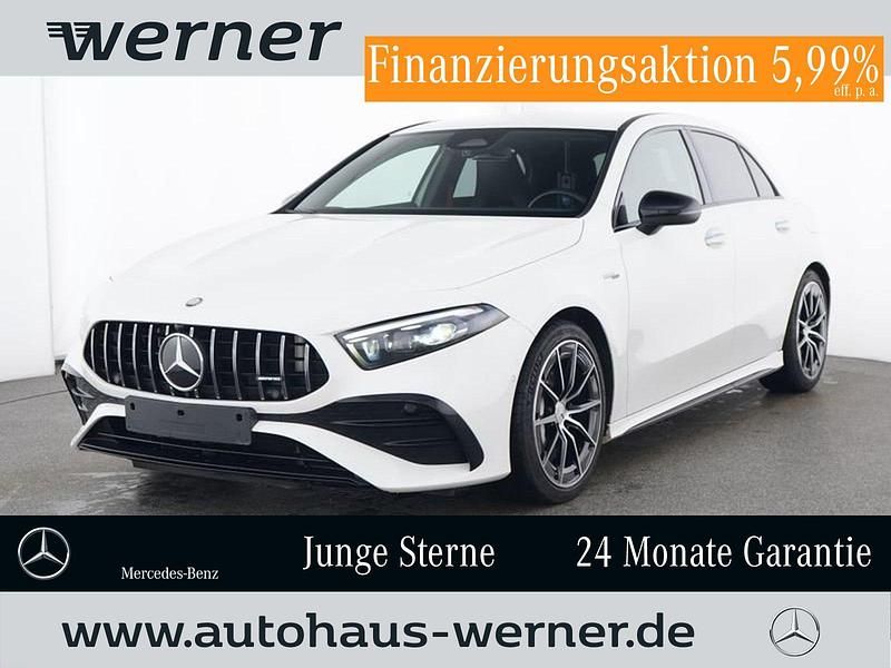 Unilack polarweiß Gebraucht 2024 Mercedes A35 AMG AMG Limousine | 41.414 € (Superpreis) - Bild 1/4