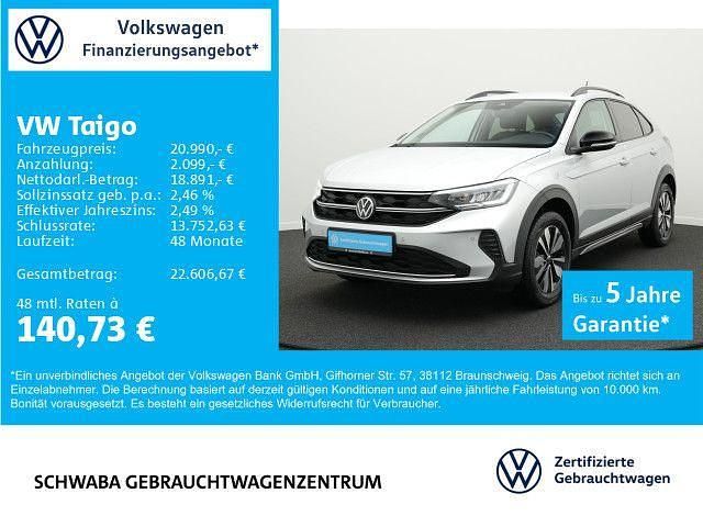 Reflexsilber metallic Gebraucht 2024 VW Taigo Goal SUV | 20.990 € (Fairer Preis) - Bild 1/4
