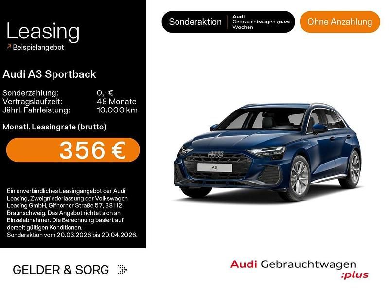 Gebraucht Audi A3 S-Line 204 PS (150 kW) 2025 Ascariblau metallic Limousine