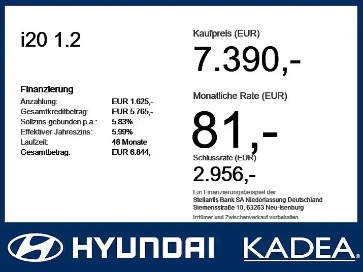 Używany Hyundai i20 84 KM (61 kW) 2017 Srebrny Sedan/Limuzyna