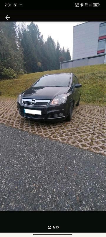 Gebraucht Opel Zafira 105 PS (77 kW) 2007 Schwarz Van / Kleinbus