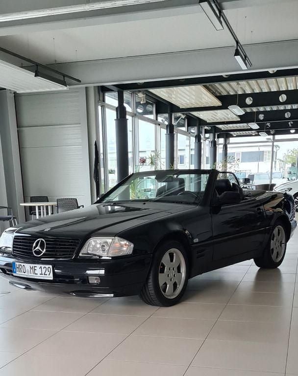 Gebraucht Mercedes SL320 224 PS (164 kW) 2000 Schwarz Cabrio