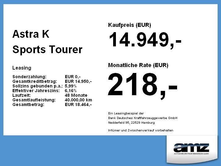 Grau Gebraucht 2020 Opel Astra Edition Kombi | 14.890 € (Etwas zu teuer) - Bild 1/1
