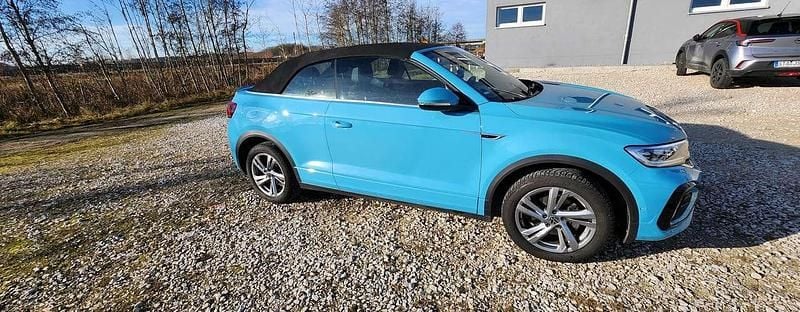 Gebraucht VW T-Roc Cabriolet R-line 150 PS (110 kW) 2024 Blau Cabrio