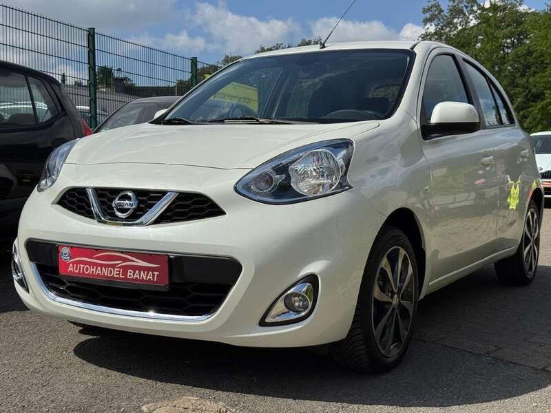 Weiß Gebraucht 2015 Nissan Micra Visia Kleinwagen | 9.199 € (Fairer Preis) - Bild 1/3