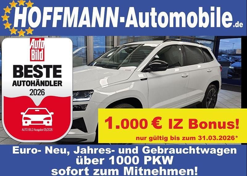 Moonweißperl. Neu 2025 Skoda Karoq SportLine SUV | 35.450 € (Guter Preis) - Bild 1/4