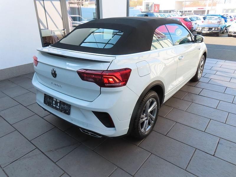 Gebraucht VW T-Roc Cabriolet R-line 150 PS (110 kW) 2024 Weiß Cabrio