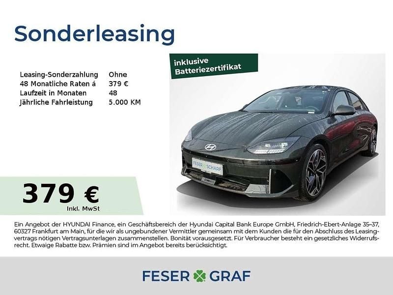 Digital green pearl Gebraucht 2024 Hyundai Ioniq 6 Limousine | 43.990 € (Fairer Preis) - Bild 1/4