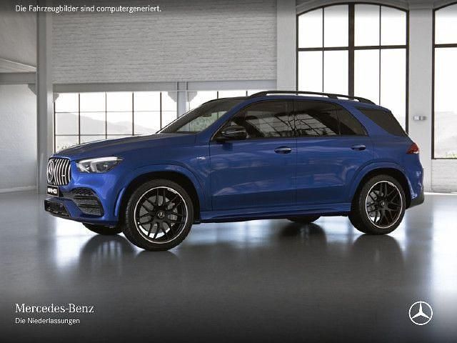 Blau Gebraucht 2021 Mercedes GLE53 AMG Night SUV | 74.490 € (Fairer Preis) - Bild 1/4