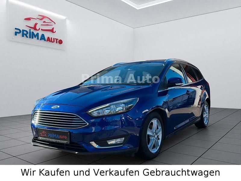 Gebraucht Ford Focus Titanium 120 PS (88 kW) 2015 Blau Limousine