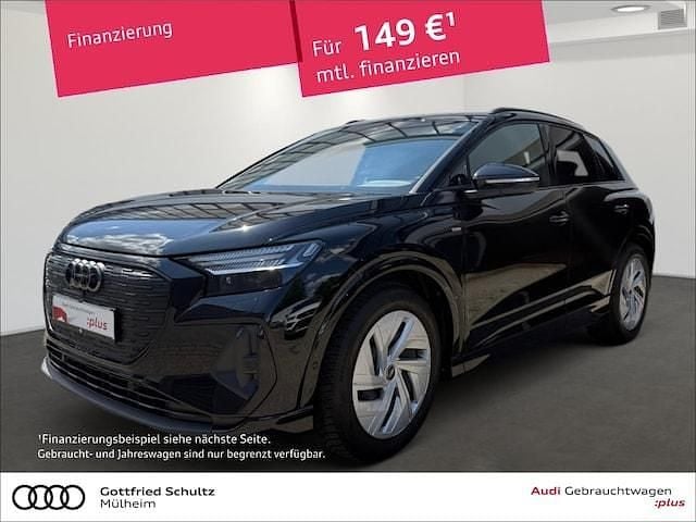 Mythosschwarz metallic Gebraucht 2023 Audi Q4 e-tron S-Line SUV | 35.890 € (Guter Preis) - Bild 1/3
