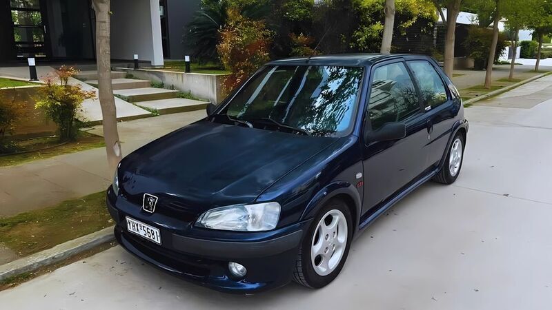 Blau Gebraucht 1999 Peugeot 106 GTi Kleinwagen | 5.800 € - Bild 1/4